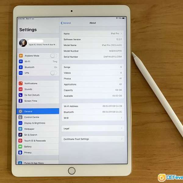 iPad Pro 10.5-inch 2nd Gen 64GB with Apple Pencil