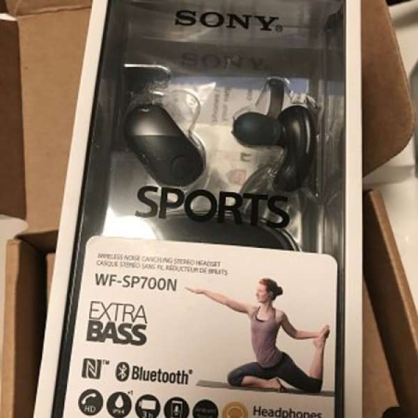 Sony WF-SP700N  無線耳機 黑色
