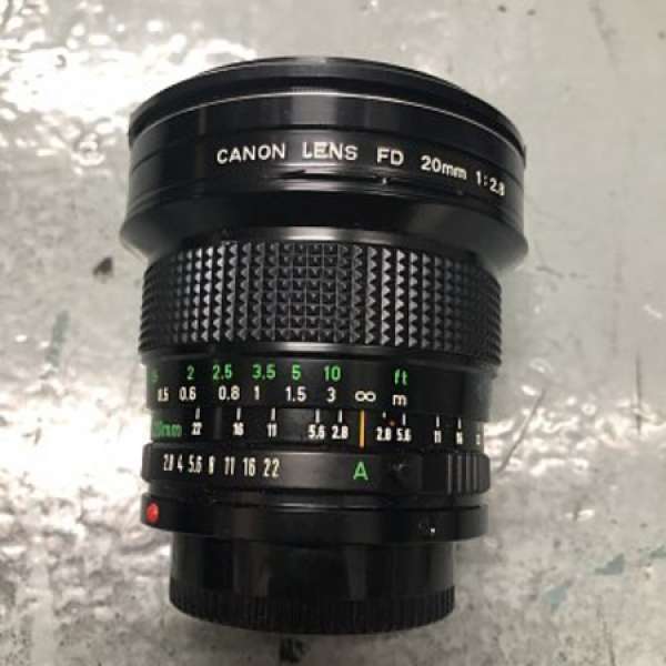 Canon FD 20mm f2.8