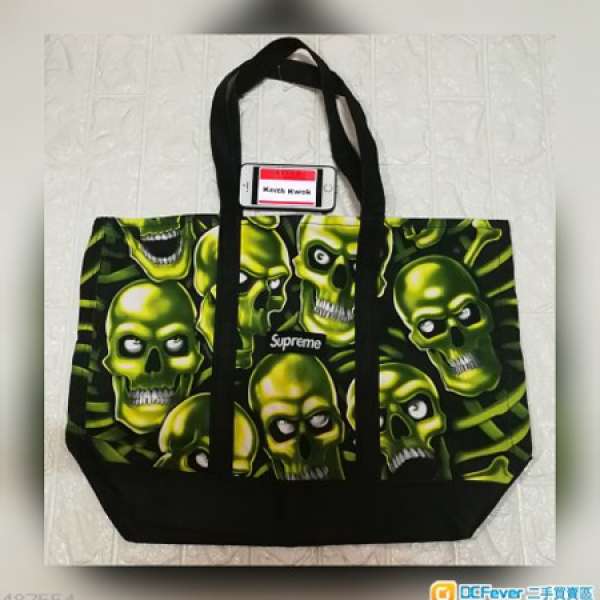 出售全新 Supreme SS18  Skull Tote bag