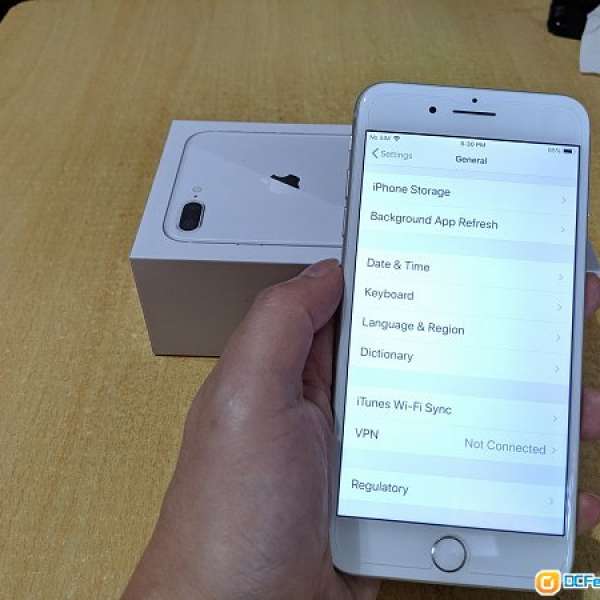 95% 新香港行貨 iphone 8 Plus 64gb - 銀色