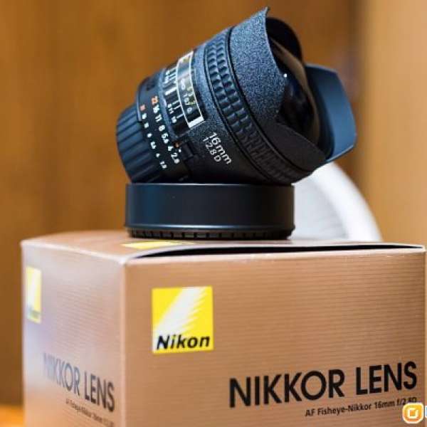 Nikon AF 16mm f/2.8 D 99.9%new