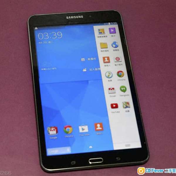 新淨良好無花有貼無盒Samsung Galaxy Tab 4 WLAN版8"(T330)16GB平板連新充電線