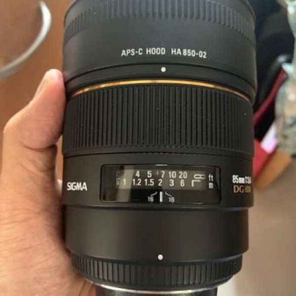 Sigma 85mm F1.4 DG HSM for Nikon (一代 非ART)