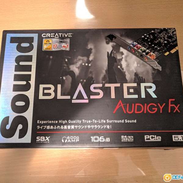 Creative Sound Blaster Audigy Fx 5.1 PCI-E 外置式音效卡