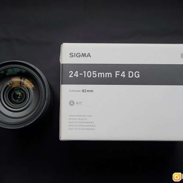 Sigma 24-105 F4 連82MM UV (Canon Mount) 合SONY CANON A7R A7 5D 5D4 5D3