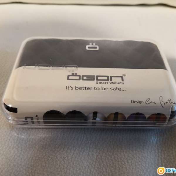 全新OGON Quilted Button smart wallet (法國設計及制造, 防RFID咭資料被盜銀包)