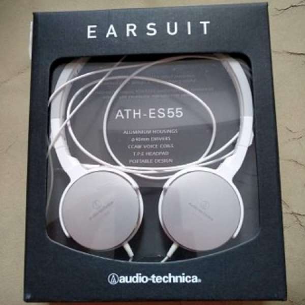 Audio-Technica 鐵三角耳機 ATH-ES55 白色(9成+新)