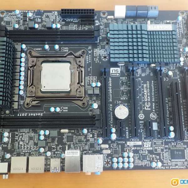 (新淨 X79) GIGABYTE X79-UD3主板連背板送Xeon E5-2609 CPU (運作正常 )