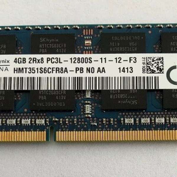 SKhynix 4GB DDR3 手提電腦用RAM Laptop Memory