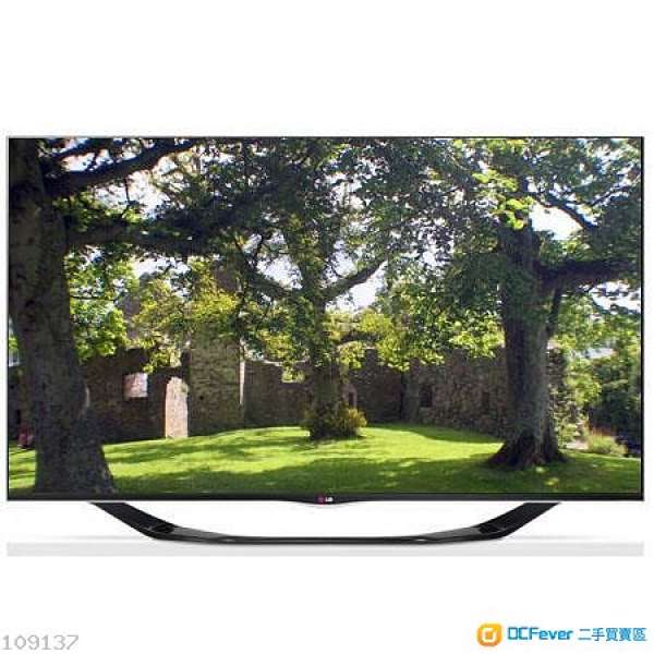 90% New LG 47LA6900 3D 高清TV 連雙搖控原裝掛牆架