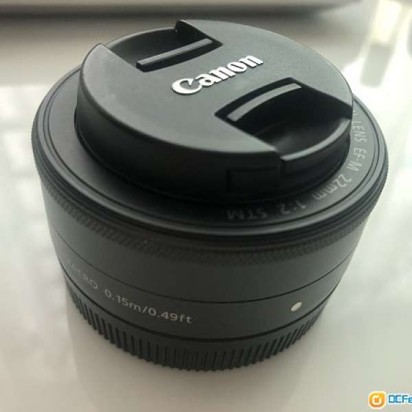 Canon Ef-m 22mm (90% new)