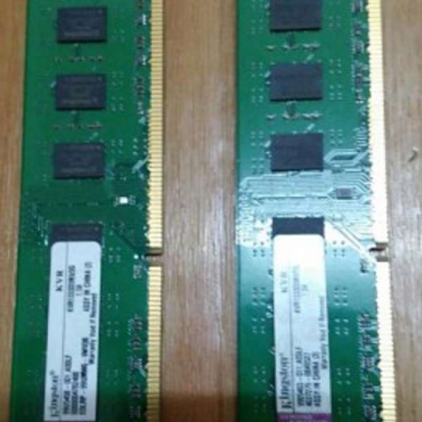 Kingston DDR3 1333 2Gx2(雙面)