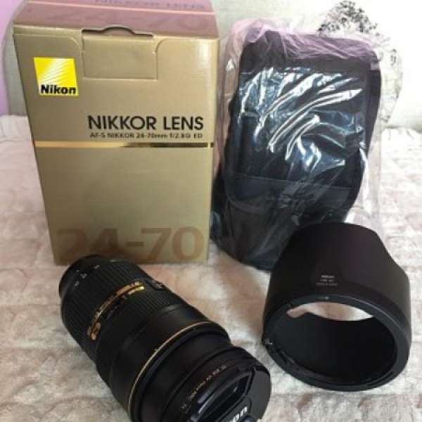 99%新 行貨Nikon AF-S NIKKOR 24-70mm f/2.8G ED