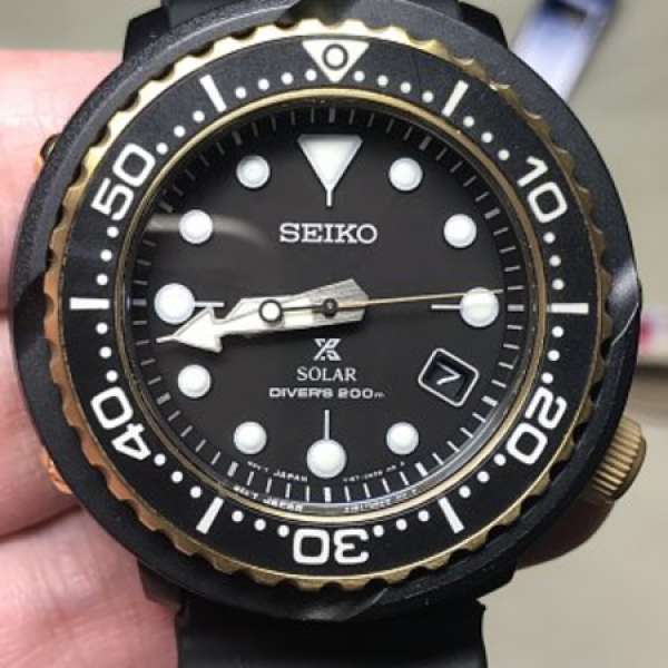 SEIKO PROSPEX TUNA SOLAR DIVERS 200M Black Rubber SNE498P1 SNE4 DCFever