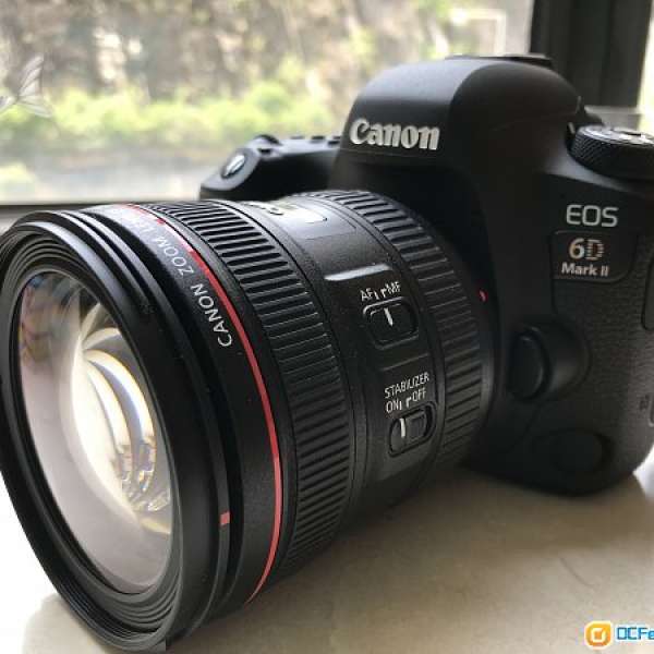 99% 新 Canon EOS 6D Mark II 連 EF 24-70mm 鏡頭套裝