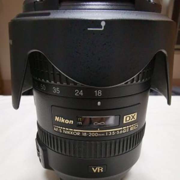 Nikon AF-S DX NIKKOR 18-200mm f/3.5-5.6G ED VR II天涯鏡一支
