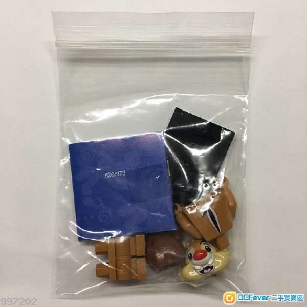 Lego 71024 Disney Series 2 Minifig Dale 連底板 說明書 包裝袋 (全新開袋確認)