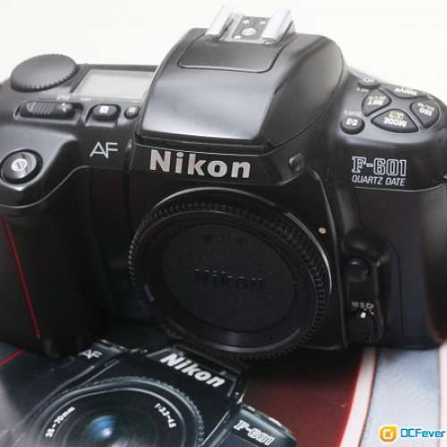 Nikon F601 1990年中階機皇 具自動追焦功能亦適用各款老鏡，易用好用易映靚相菲林機