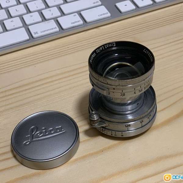 Leica Summitar 50mm f2 Silver Lens L39