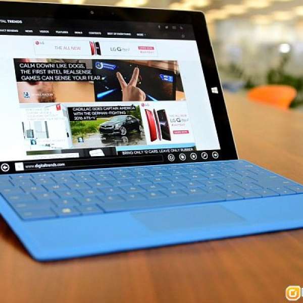Surface Pro 3 i5 4300U 4G 128G SSD 12.1"2160x1440 Touch 跟Keyboard