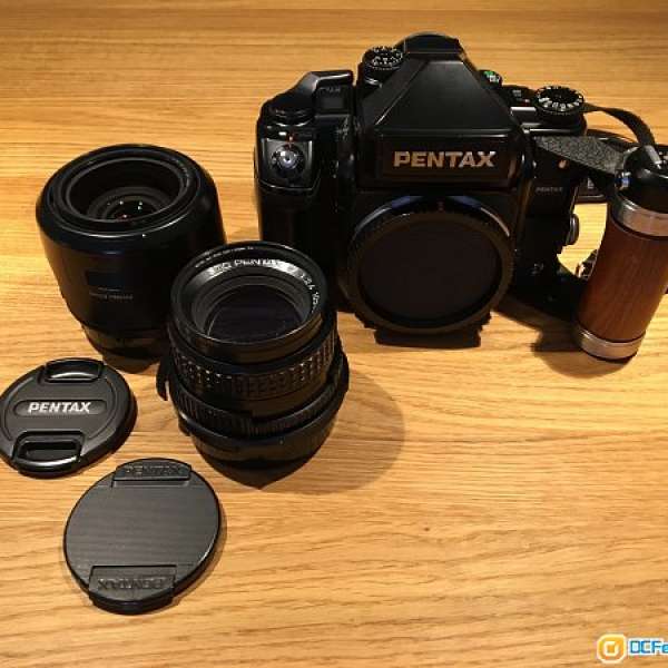 [中片幅 6x7] Pentax 67II 相機 連 兩支鏡頭 SMC Pentax 105mm 及 75mm