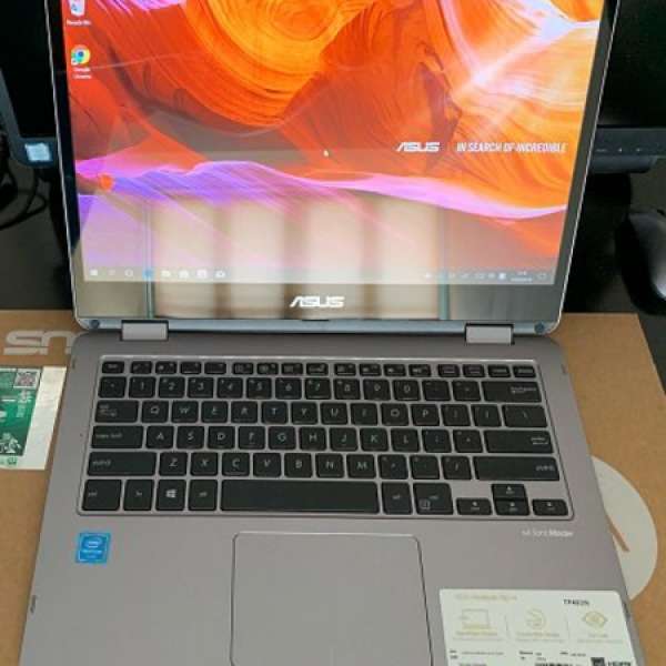 ASUS TP401N INTEL N4200 8GB 128GB 14吋 FHD TOUCH SCREEN 有保養、手寫筆、齊配件...