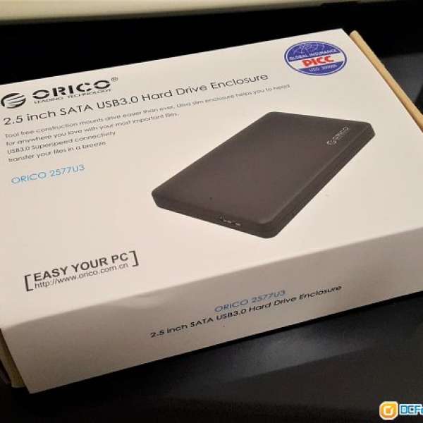 全新 ORICO 2577U3 2.5寸sata USB3.0 外置硬碟盒