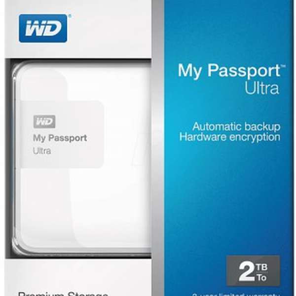 WD 2TB My Passport Portable External Hard Drive USB 3.0