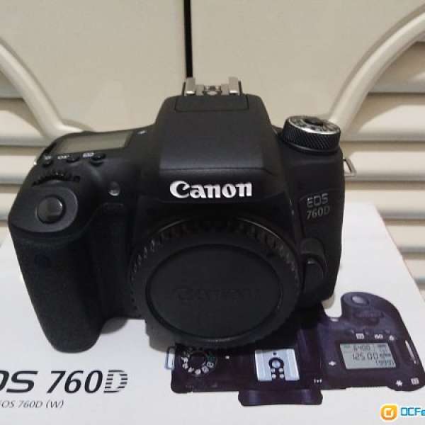 極新 Canon EOS 760D Body 連2x 原廠鋰電