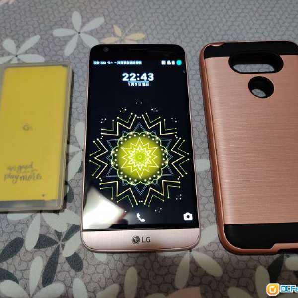 90%新 LG G5 H860N 港行雙咭 4+32 粉紅色