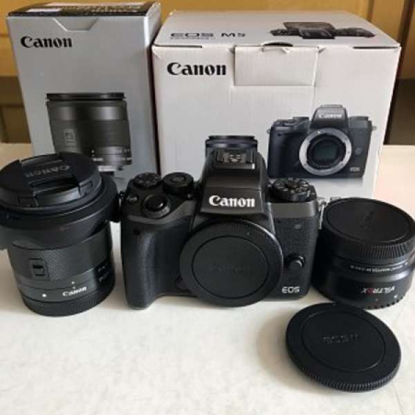 Canon Eos M5 + EF-M 11-22mm f/4-5.6 IS  + Viltrox mount adapter