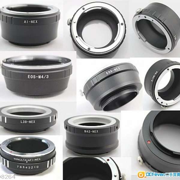 全新手動鏡頭機身轉接環 (適合 Sony E mount 機身)