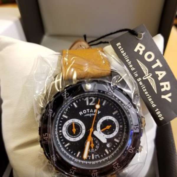 Rotary Chrono Watch 英國 44mm New with Box