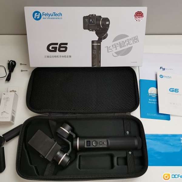 Feiyu Tech 飛宇科技 G6 三軸手持穩定器 | GoPro Osmo Action 運動相機手持雲台