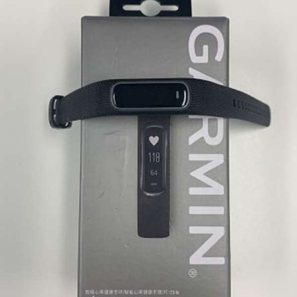 Garmin Vivosmart 4 Black Regular size S-M 黑色 行貨 繁體中文版