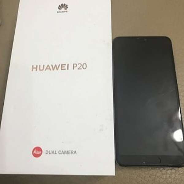 華為 Huawei P20 藍色128gb 港版保到8月30號 換 note 8 港版