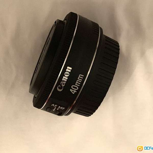 99.9%新 Canon EF 40mm F2.8 STM餅鏡