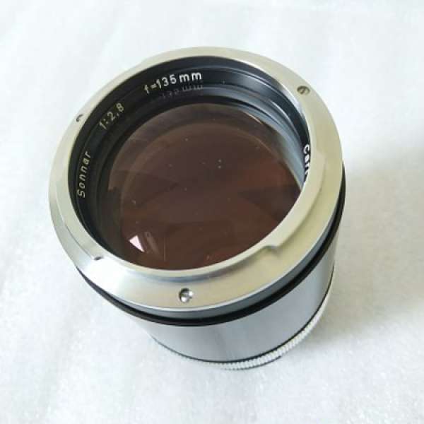 Contarex sonnar 135mm f/2.8 罕有大師改nikon接環 所有Nikon機合用。