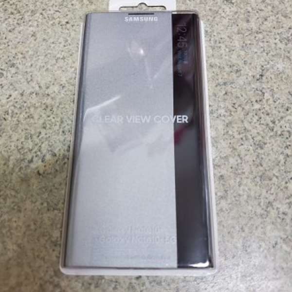 Samsung Clear View Cover for Note 10+, 三星Note 10+ 保護套