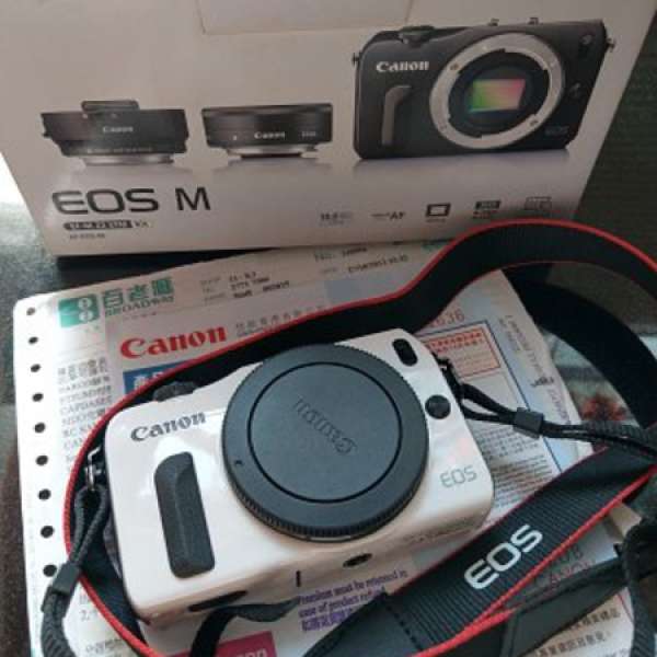 99%新行貨 Canon EOS M Body全套有盒 白色