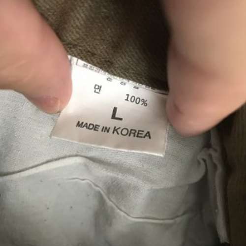 (二手) Super Slim Fit 軍綠色 100%韓國長褲 L Size 適合約180cm高 30腰圍