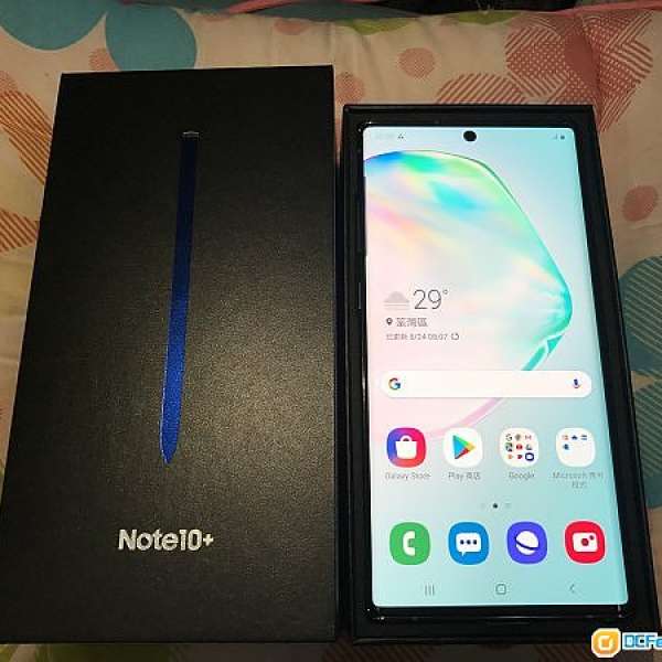 Samsung Galaxy Note 10+ 香港正行 只試過机 99.999new(12+256)幻光