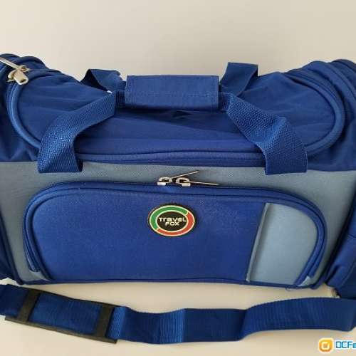 Travel Fox 藍色手提袋，連帶，八成新，無損毀