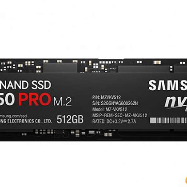 samsung 950 pro m.2 nvme ssd 512GB