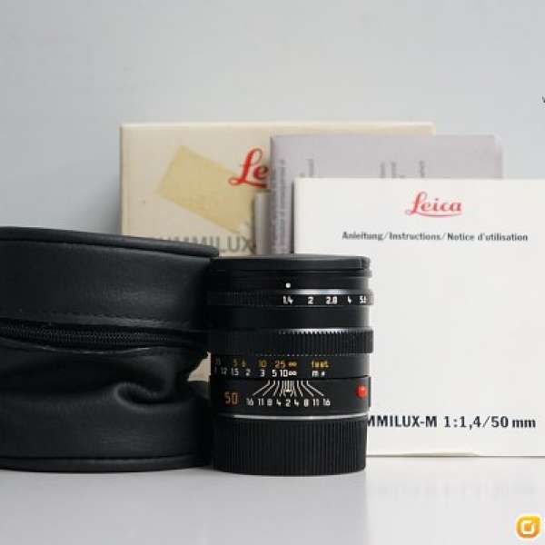 [FS] *** Leica Summilux-M 50mm F1.4 Pre-ASPH V3 Black Lens (11855) ***