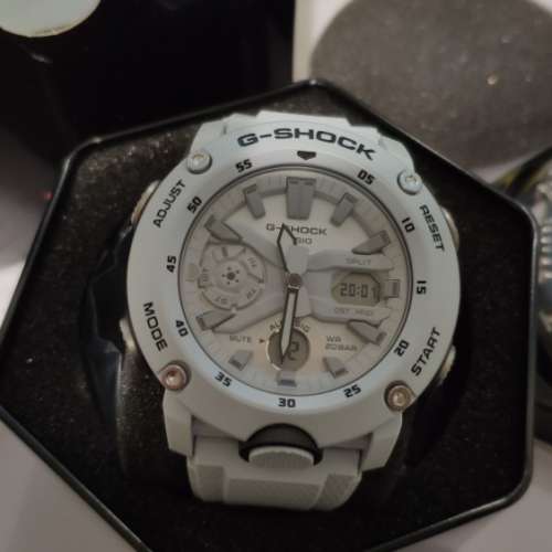 Casio 白色 GA 2000S - 1A 全新全套