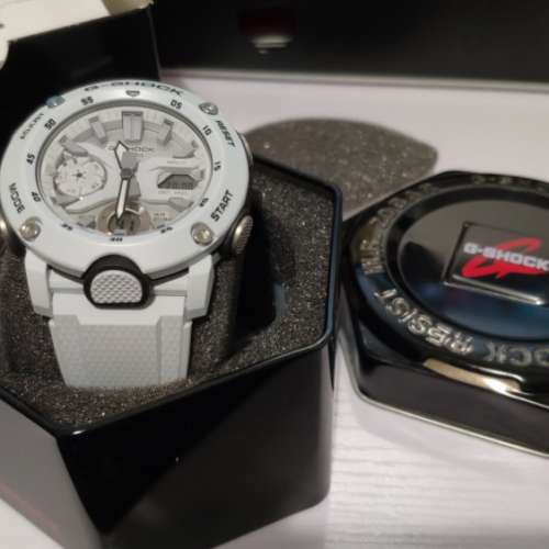Casio 白色 GA 2000S - 1A 全新全套