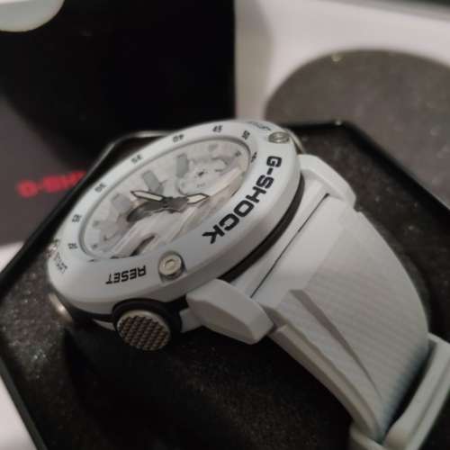 Casio 白色 GA 2000S - 1A 全新全套