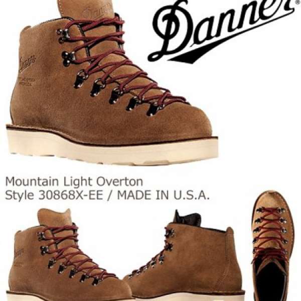 全新Danner Mountain Light Overton 30868X 行山靴工裝鞋- DCFever.com